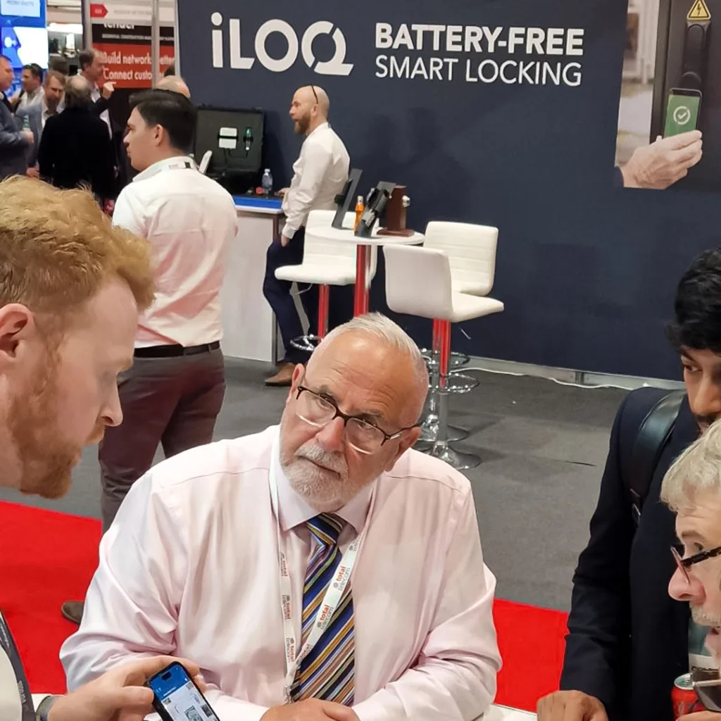 Mark engaging with clients at Connected Britain