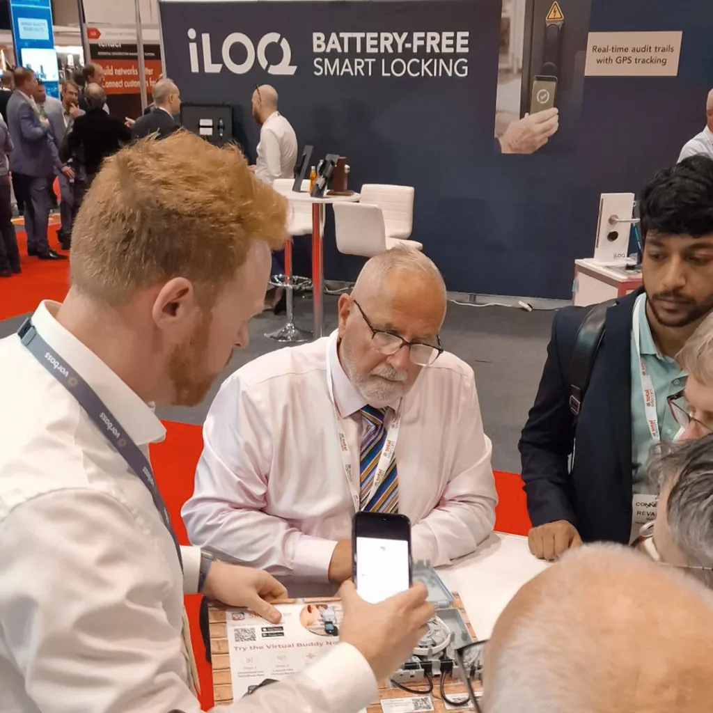 Mark interacting with clients at Connected Britain